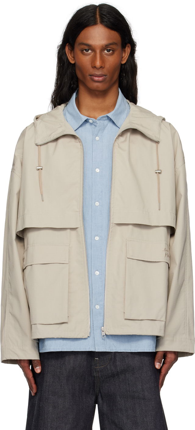 Maison Kitsuné Hooded Windbreaker Jacket