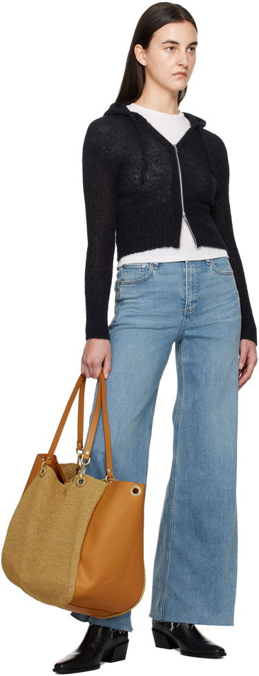 Голяма пазарска чанта rag & bone Rag & Bone Revival Summer City Tote Кафяво | WHH22S1001PS01, 3
