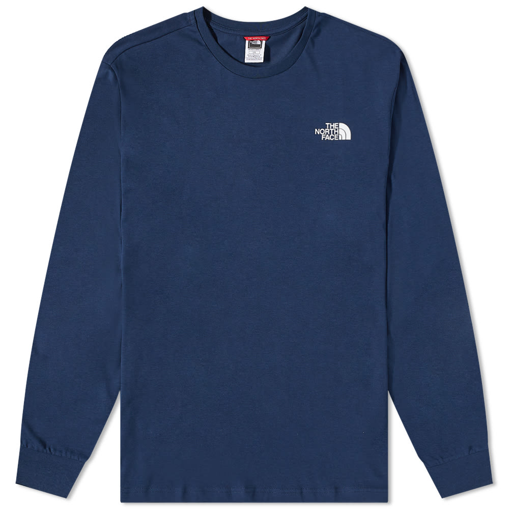 Тениска The North Face Simple Dome Long Simple Тъмно синьо | NF0A3L3B8K2, 0