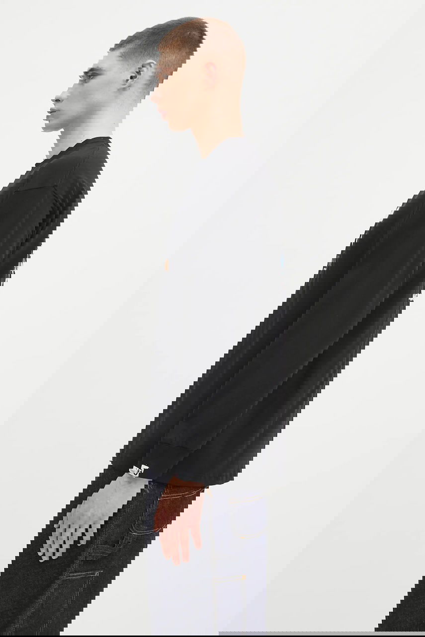 Тениска AAPE by A Bathing Ape Basic Graphic Long Sleeve T-Shirt Черно | AAPLTM1560XXN, 1