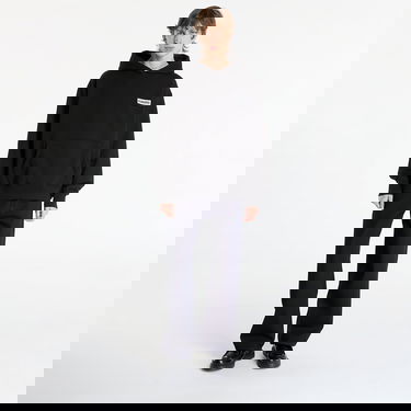 Суитчър Pleasures Sweatshirt Workman Hoodie Черно | P25F007-BLACK, 4