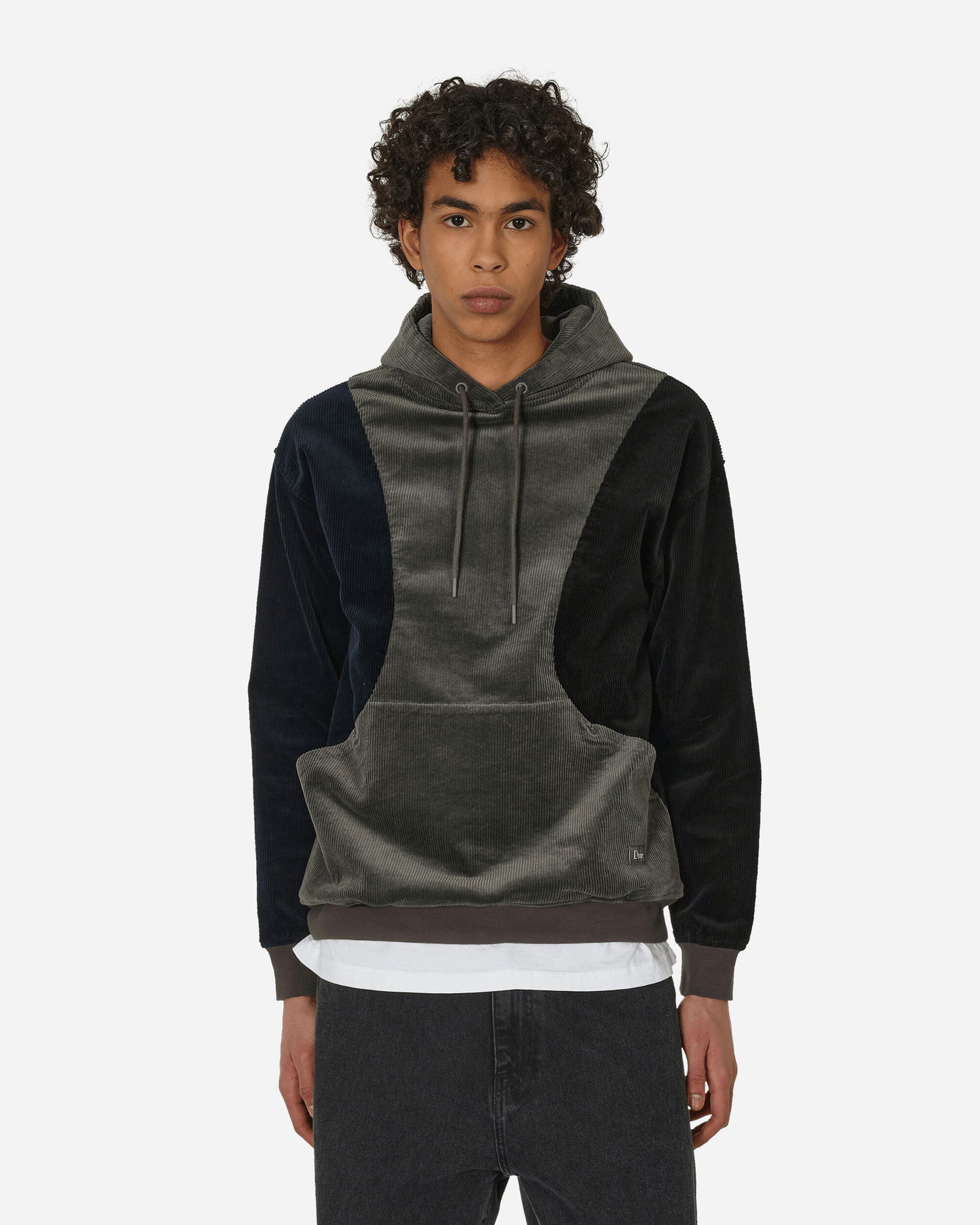 Суитчър Dime Wave Corduroy Hoodie Сиво | DIMEHO239 CHA, 1