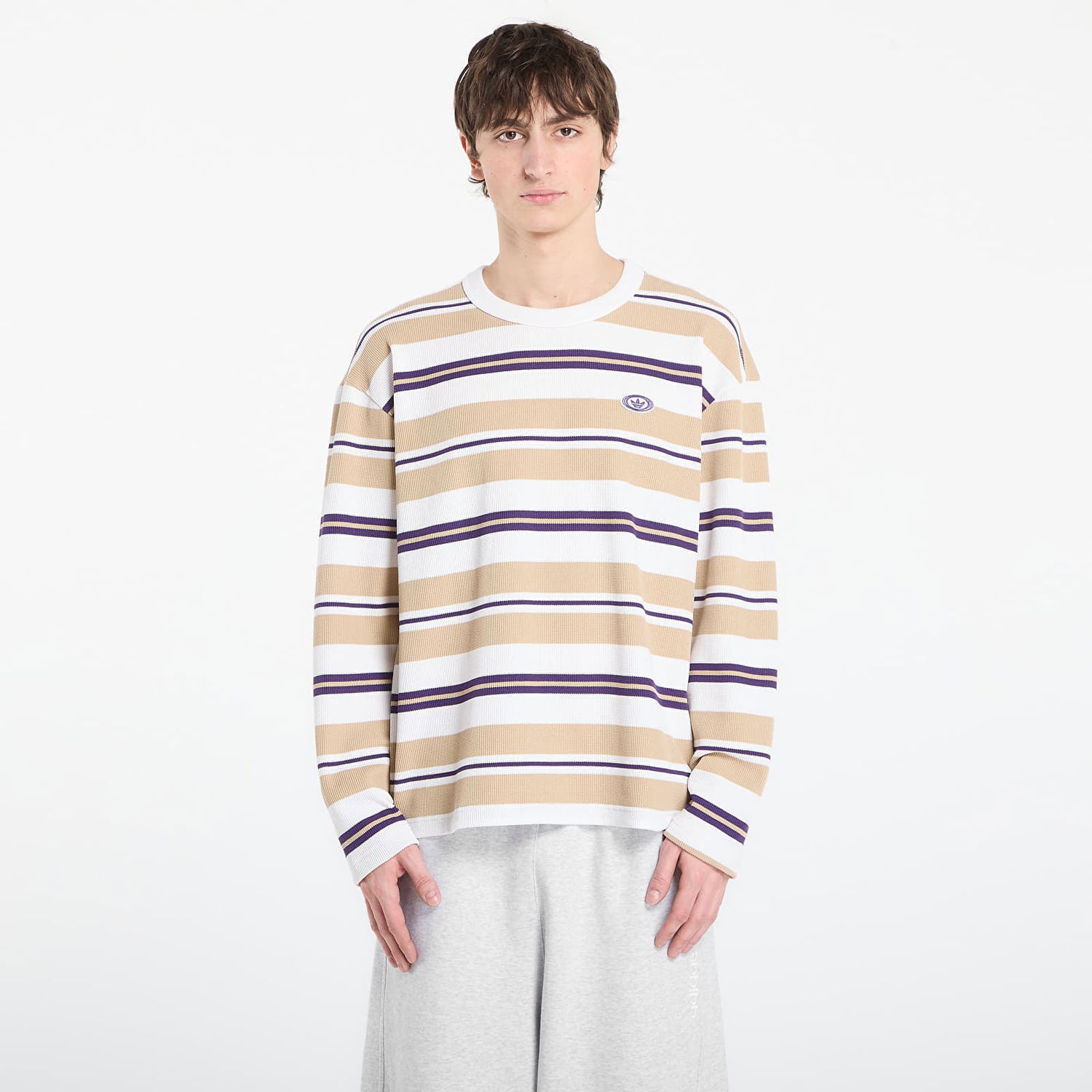 Тениска adidas Originals Graphic Striped Long Sleeve T-Shirt Многоцветен | KS6849, 0