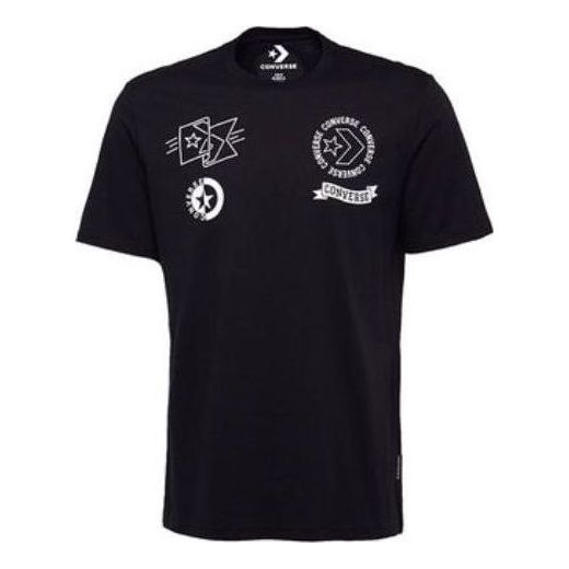 Тениска Converse Multi Logo Graphic T-Shirt Черно | 10008080-A01