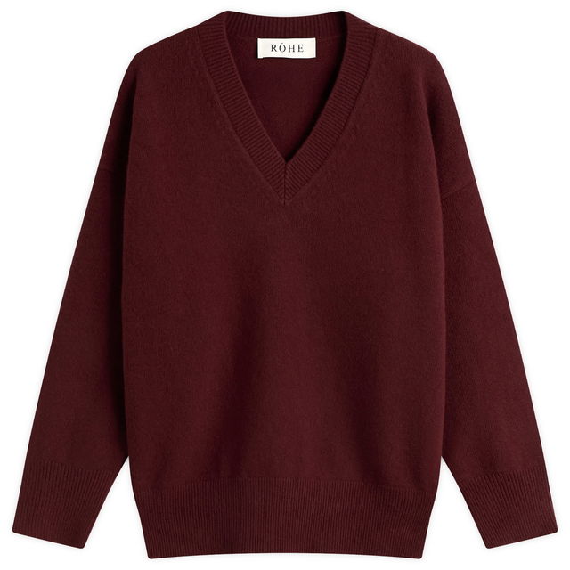 Women's V-Neck Knitted Jumper, 32