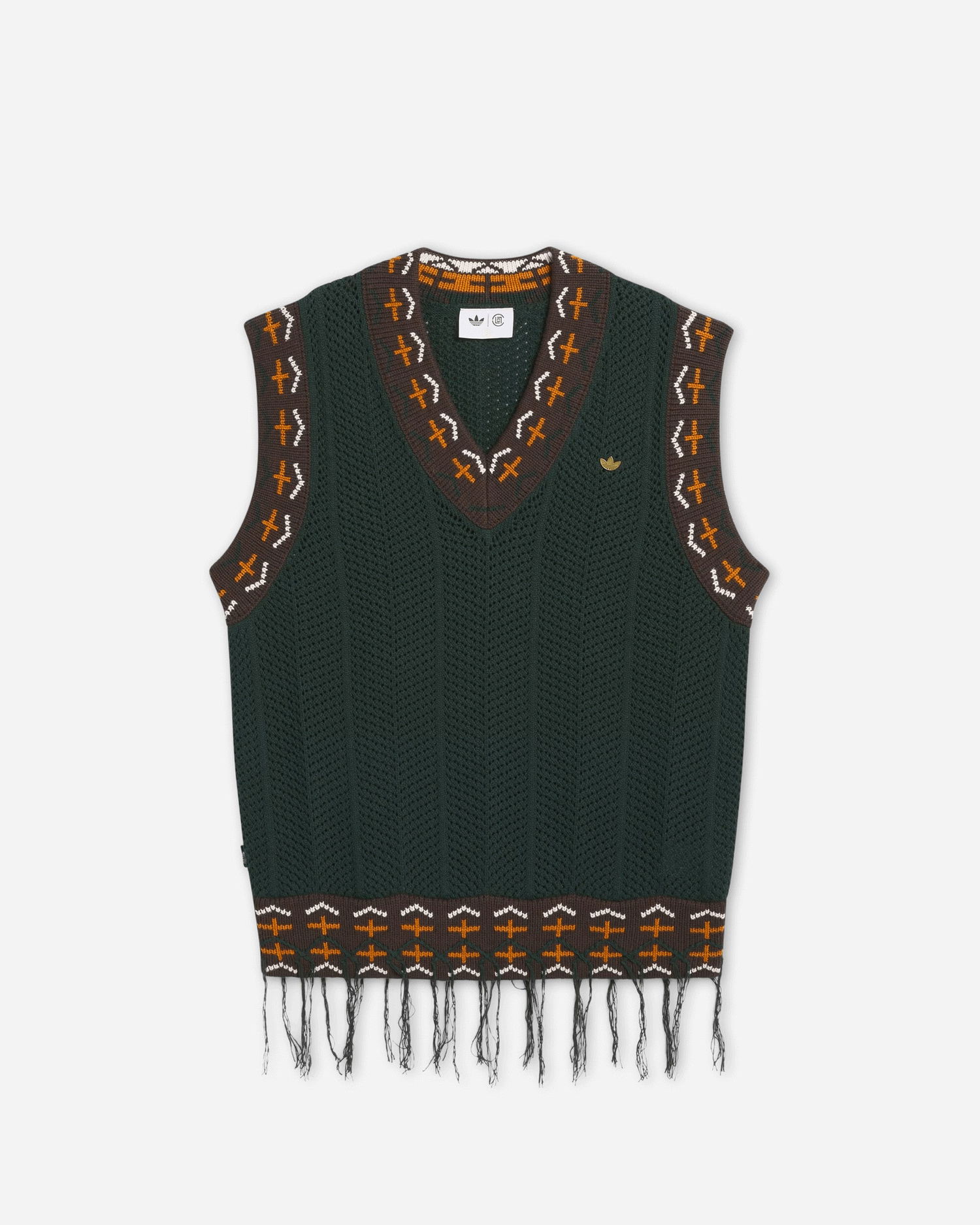 Жилетка adidas Originals CLOT by Edison Chen Crochet Vest Зелено | JP1606, 1