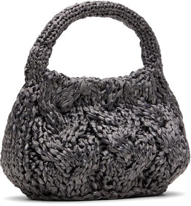 Дамска чанта JW Anderson JW Anderson Small Cable Knit Bag Черно | HB0726-FA0445, 1
