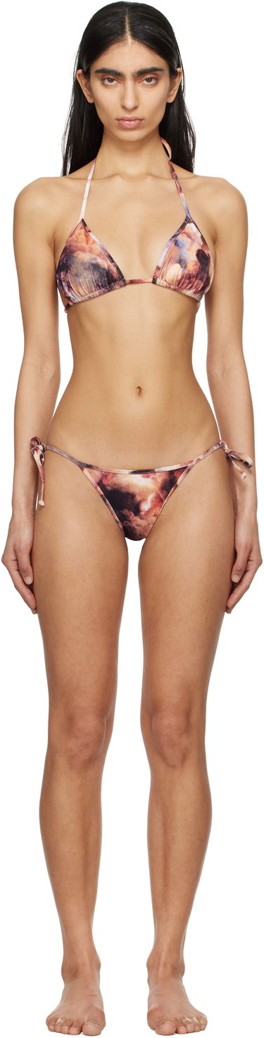 Бански Vivienne Westwood Vivienne Westwood Cherubs Padded Triangle Bikini Кафяво | 8101000F-J0097-, 0