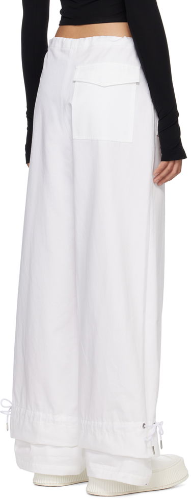 Карго панталони Dion Lee Dion Lee Eyelet Tie Trousers Бяло | A2273R22, 2