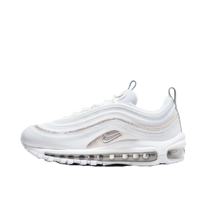 Кецове и обувки Nike Air Max 97 White Chrome Reflective (Women's) Бяло | FQ8889-100
