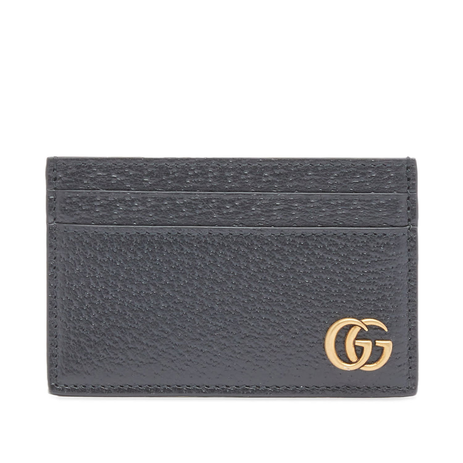 Портфейл Gucci Gold GG Card Wallet Black Черно | 657588-DJ20T-1000, 0