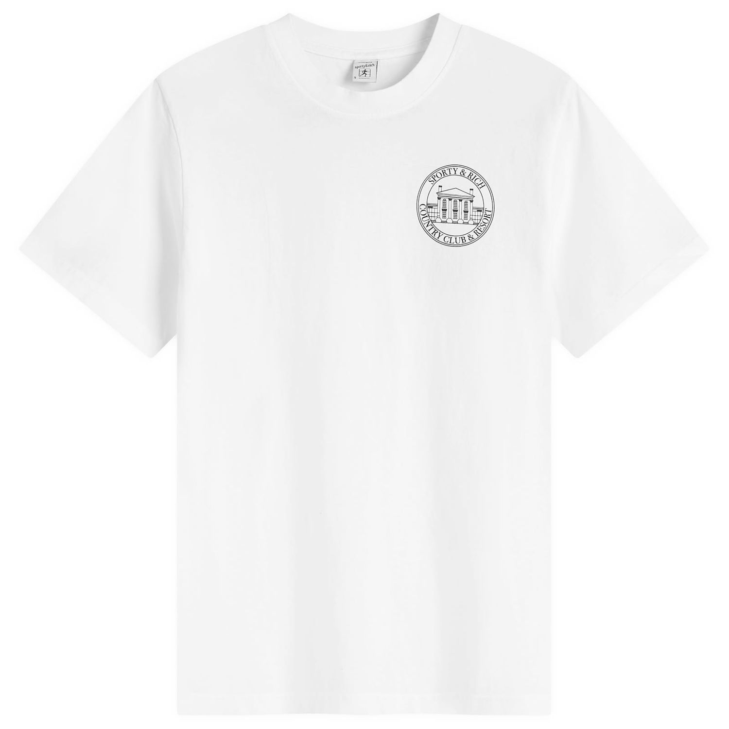 Тениска Sporty & Rich Sporty & Rich Vendome Resort T-Shirt Бяло | TO043511248WH01-WHT, 0