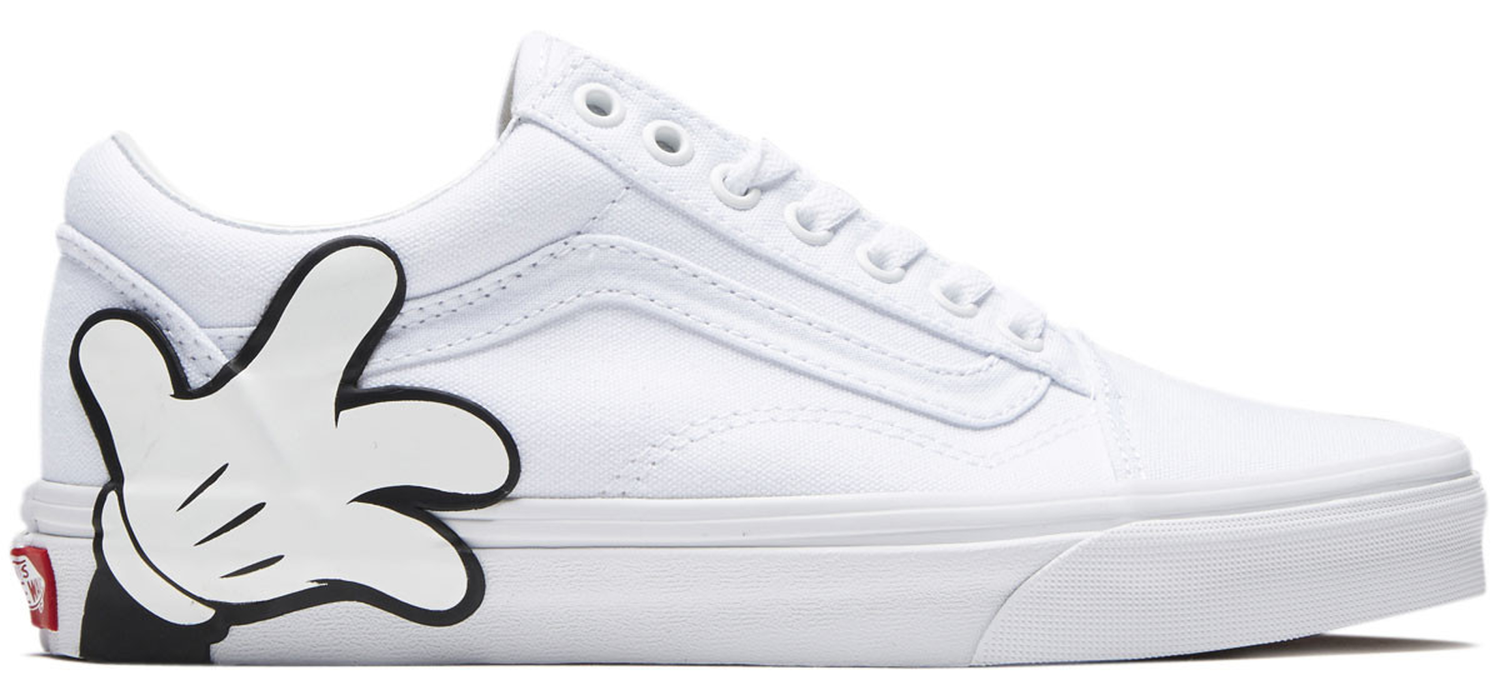 Кецове и обувки Vans Old Skool Disney Mickey Mouse Hand Бяло | VN0A38G1UNC, 0