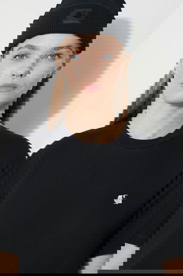 Тениска Carhartt WIP Short Sleeve Cotton T-shirt Черно | I032206.0M4XX, 4