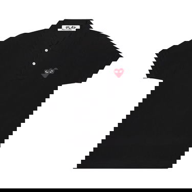 Поло тениска Comme des Garçons PLAY Emblem Polo Tee Черно | AZ T005 051 1, 1