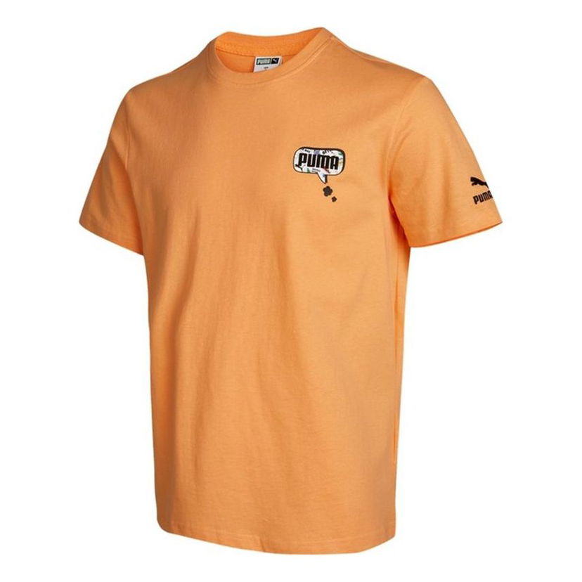 Тениска Puma Awareness Logo Graphic Loose Fit T-Shirt Оранжево
 | 532034-36