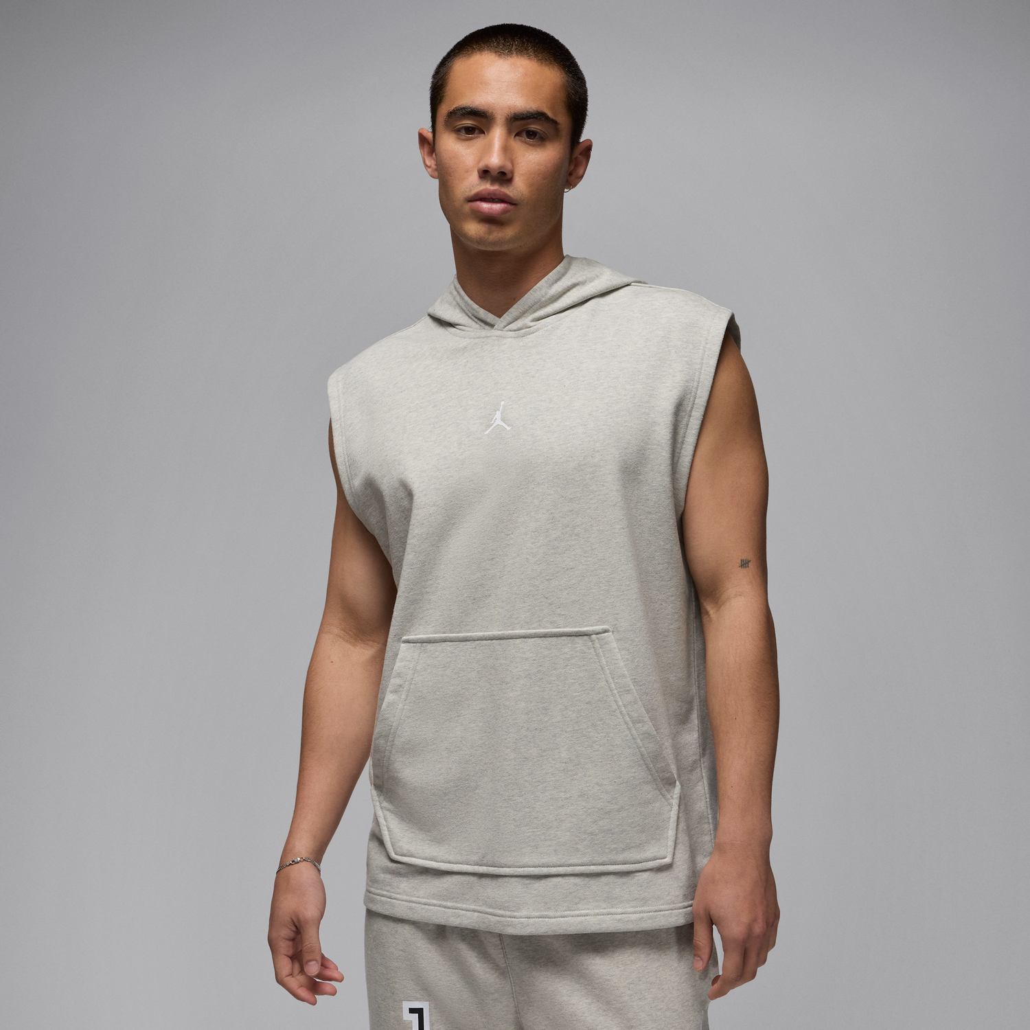 Суитчър Jordan Jordan Sport Crossover Dri-FIT Sleeveless Hoodie Сиво | HF9938-050, 0