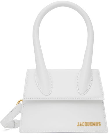 Чанта през рамо Jacquemus 'Le Chiquito Moyen' Bag Бяло | 21H213BA002-3000, 0