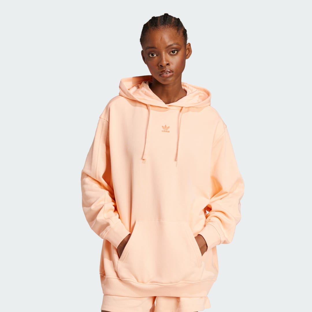 Суитчър adidas Performance Loose Fit French Terry Hoodie Оранжево
 | JJ3499, 0