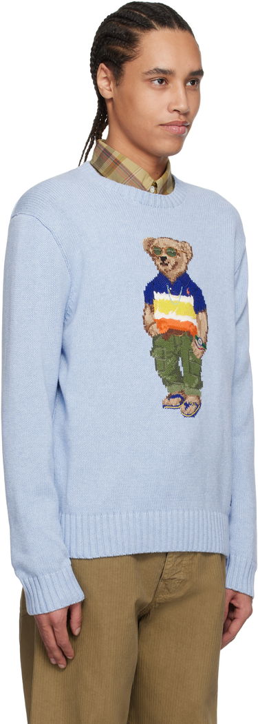 Пуловер Polo by Ralph Lauren Polo Ralph Lauren Bear Cotton Sweater Синьо | 710964799001, 1
