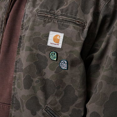 Значка Carhartt WIP Carhartt WIP Helix Enamel Pins Зелено | I035446_1, 0