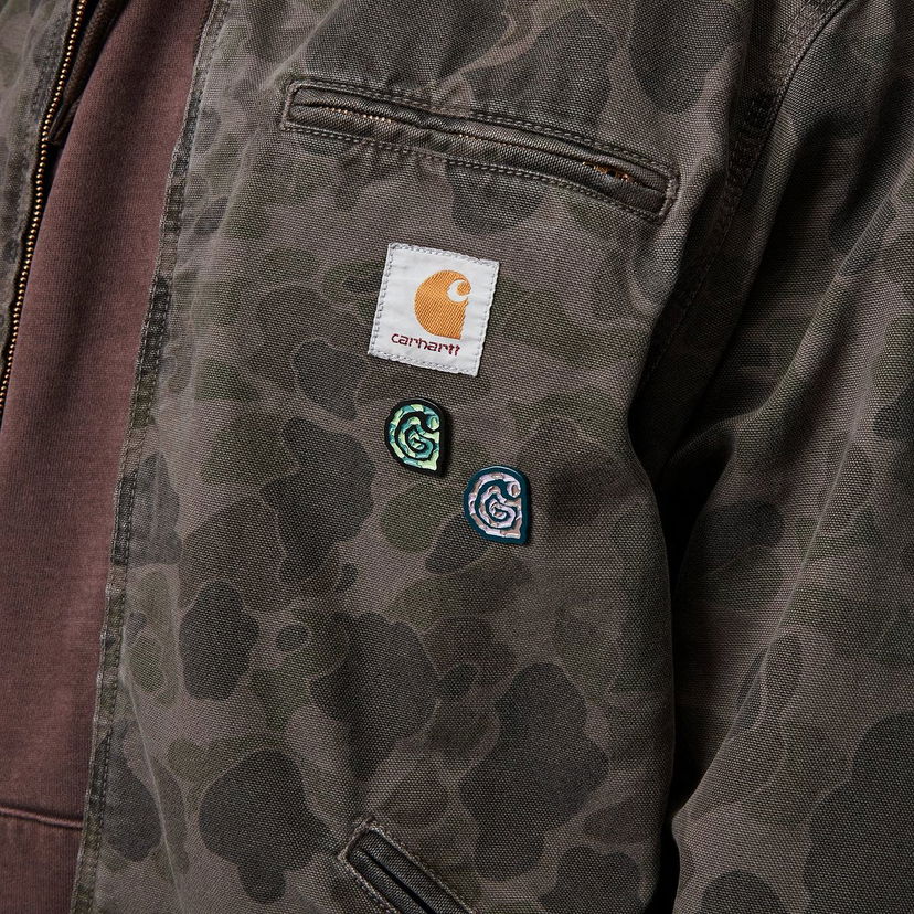 Значка Carhartt WIP Carhartt WIP Helix Enamel Pins Зелено | I035446_1
