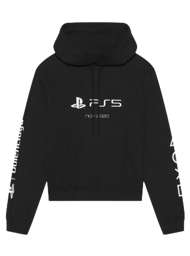 Суитчър Balenciaga Playstation Shrunk Hoodie Черно | 657034 TKVF4 1070