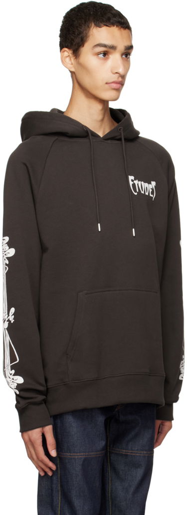 Суитчър Études Racing Hoodie Кафяво | H22MM272OC14BR, 1