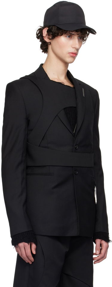 Шапка с козирка HELIOT EMIL Integrated Harness Blazer Черно | HE_M_04_008_W05_BLK01, 1