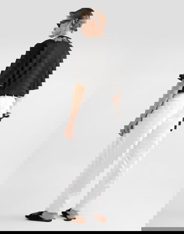 Тениска Dolce & Gabbana Jersey T-shirt with Crystal Embellishment Черно | G8PB8ZHU7SDN0000, 2