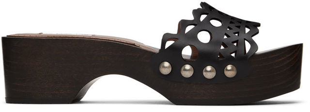 ALAÏA Vienne Wooden Clogs
