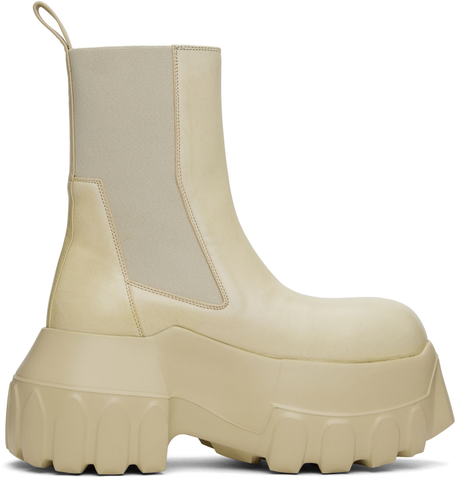 Облекло Rick Owens Rick Owens Hollywood Beatle Mega Tractor Boots Бежово | RP01E7865 LBH, 0