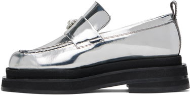 Аксесоари Simone Rocha Simone Rocha Heart Toe Platform Loafers Металик | LOF1D 0791, 2