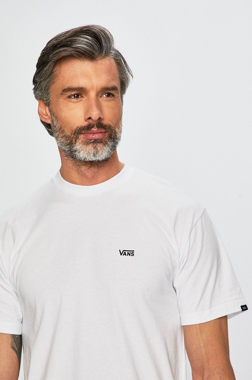 Тениска Vans Left Chest Logo Tee Бяло | VN0A3CZEYB21, 0