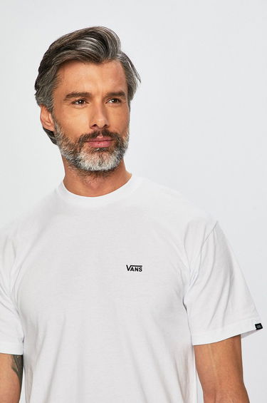 Тениска Vans Left Chest Logo Tee Бяло | VN0A3CZEYB21, 0