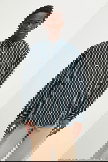 Риза Carhartt WIP Palance Long Sleeve Striped Regular Fit Button-Down Collar Shirt Многоцветен | I035330.35JXX, 0