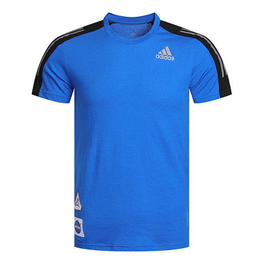 Тениска adidas Originals Round Neck Short Sleeve T-Shirt Синьо | GP5804