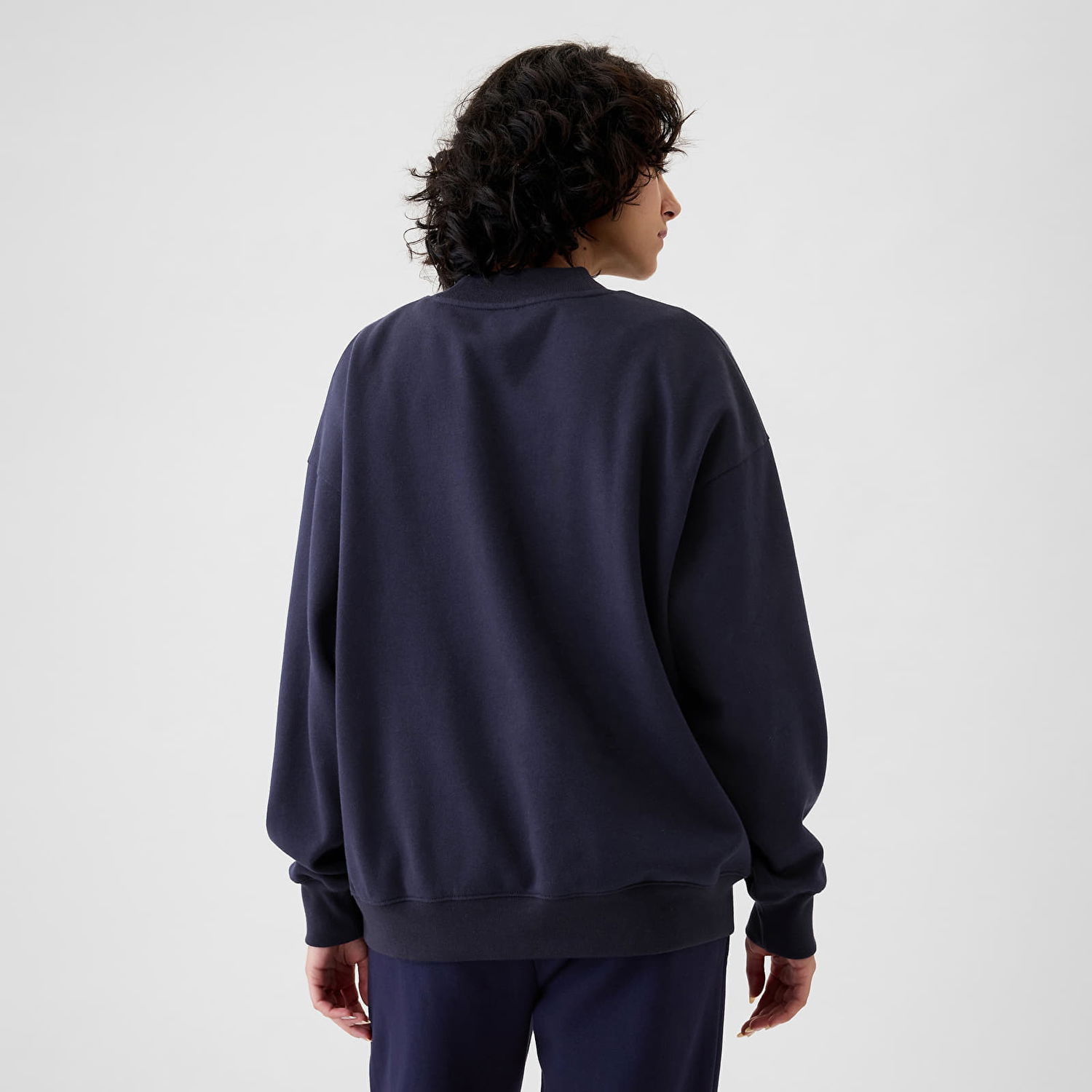 Суитчър GAP Mockneck Pullover Navy Uniform Тъмно синьо | 523574-04, 1
