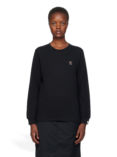 Тениска BAPE 'Ape Head' One Point T-Shirt Черно | 001LTJ802011L