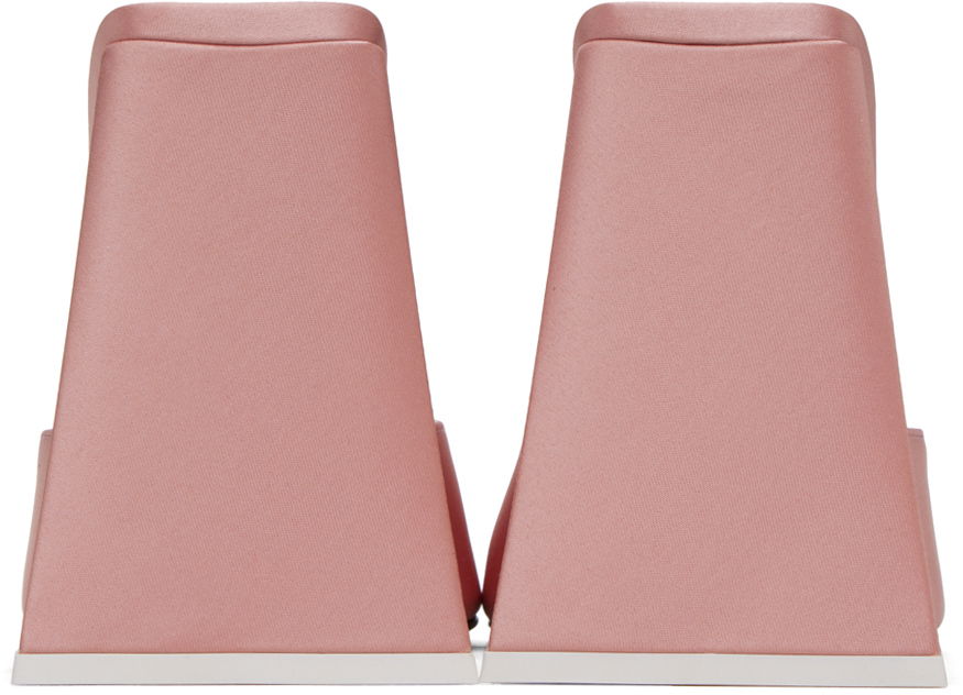 Аксесоари The Attico Attico Devon Satin Heeled Mules Розово | 242WS000 V015, 1