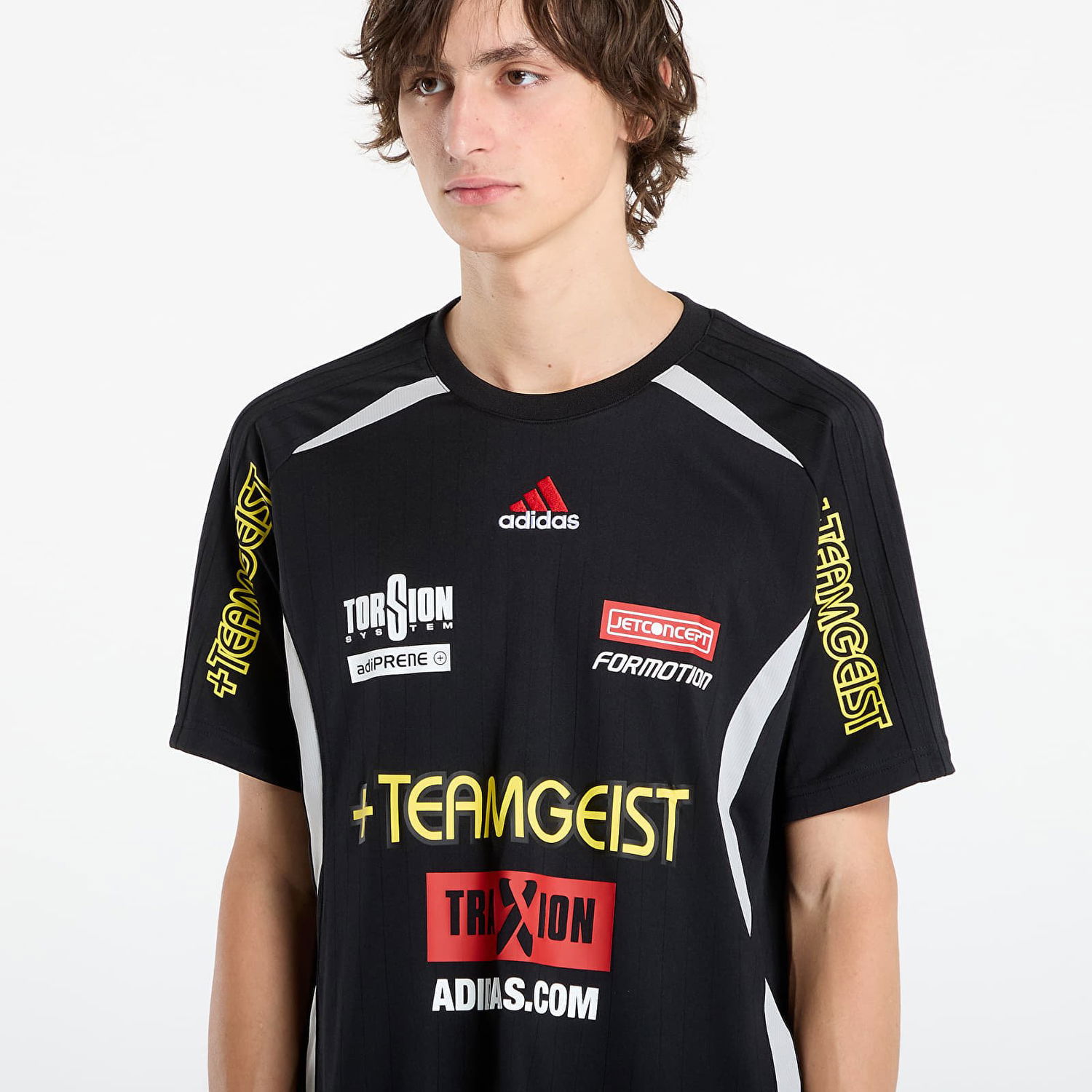 Фланелка adidas Originals Teamgeist Moto Graphic Jersey Черно | KG2671, 1