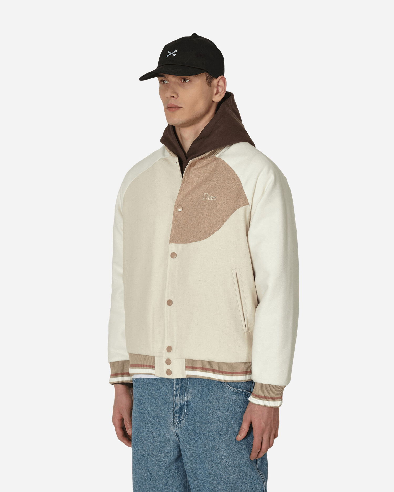 Яке бомбър Dime Letterman Wool Jacket Многоцветен | DIMEHO1 ALM, 1
