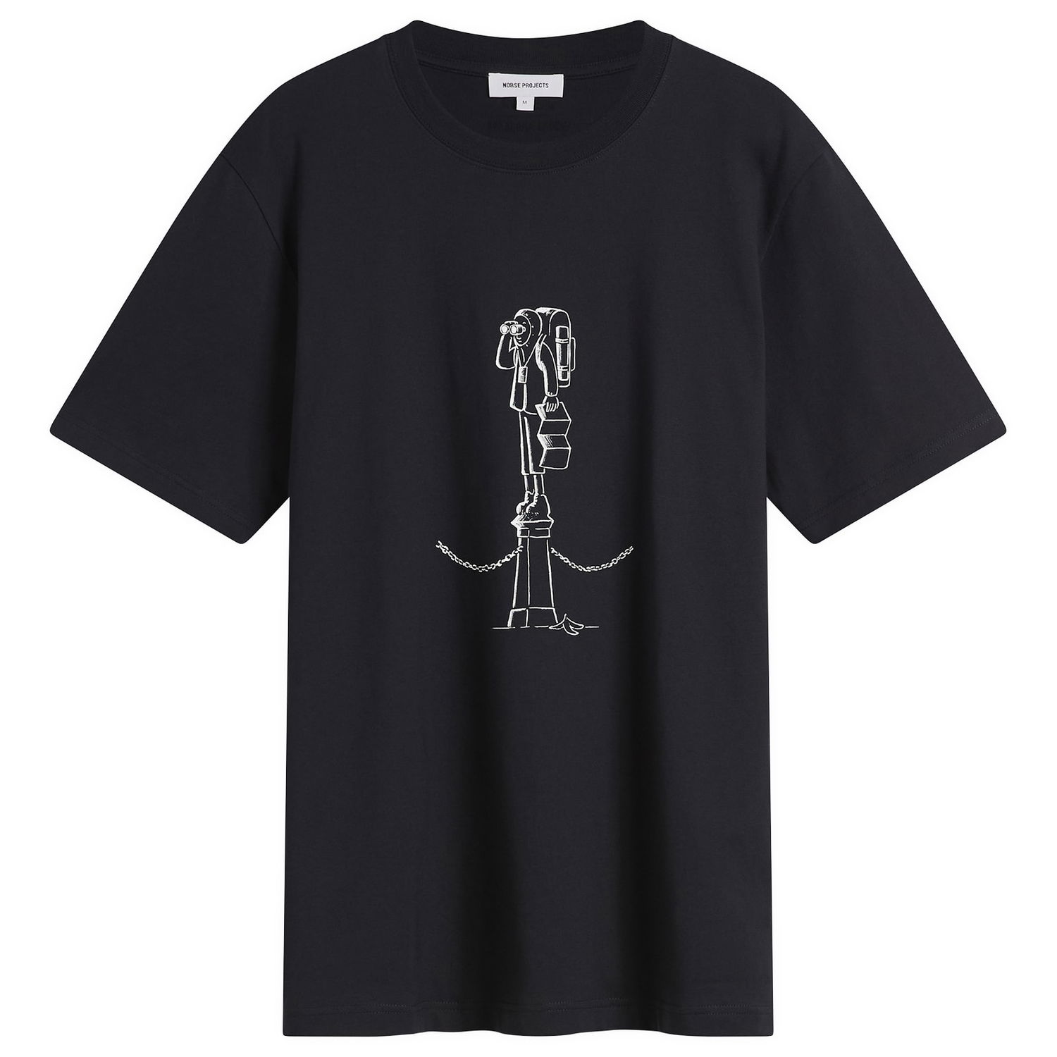Тениска NORSE PROJECTS Daniel Frost Map Master Print T-shirt Черно | N01-0697-7004, 0