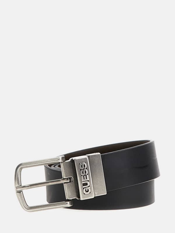 Колани GUESS Reversible Leather Belt Черно | M4GZ08L0SV0