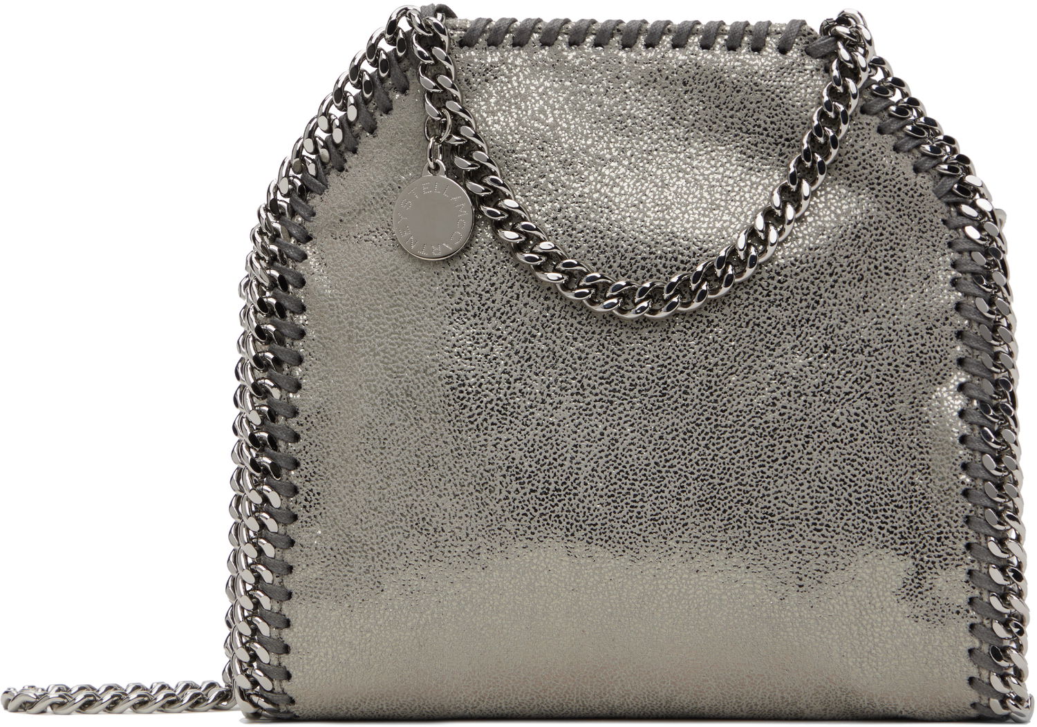 Дамска чанта Stella McCartney Stella McCartney Falabella Tiny Chain Bag Металик | 391698WP0609, 0