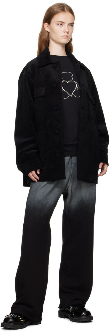 Яке We11done We11done Four-Pocket Corduroy Jacket Черно | WD-JP2-24-054-U-BK, 3