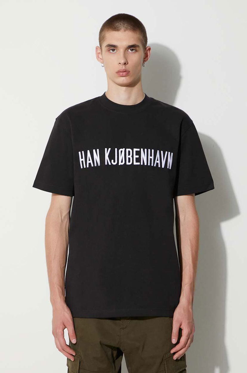 Тениска Han Kjøbenhavn Printed T-Shirt Черно | M.132953