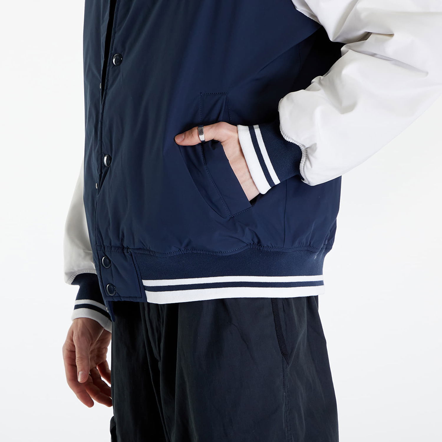 Яке бомбър Tommy Hilfiger Colorblock Varsity Jacket Blue Тъмно синьо | DM0DM18702 C1G, 1