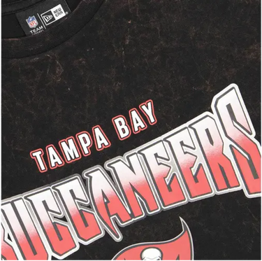Тениска New Era Washed T-Shirt Tampa Bay Buccaneers Черно | 60291750-60291750, 2