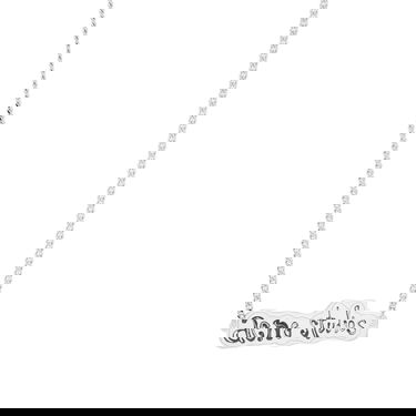 Колие Acne Studios Label Logo Necklace Сиво | C50378-AXA, 0